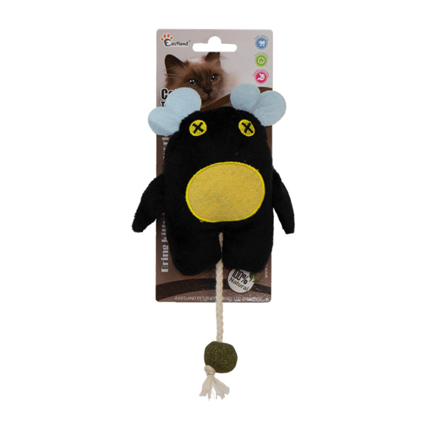 Eastland Kedi Otlu Peluş Siyah Canavar Kedi Oyuncağı 18cm