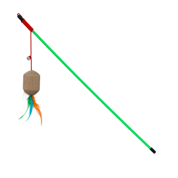 Eastland Kraftlı Tüylü Kedi Olta Kedi Oyuncağı 46 Cm