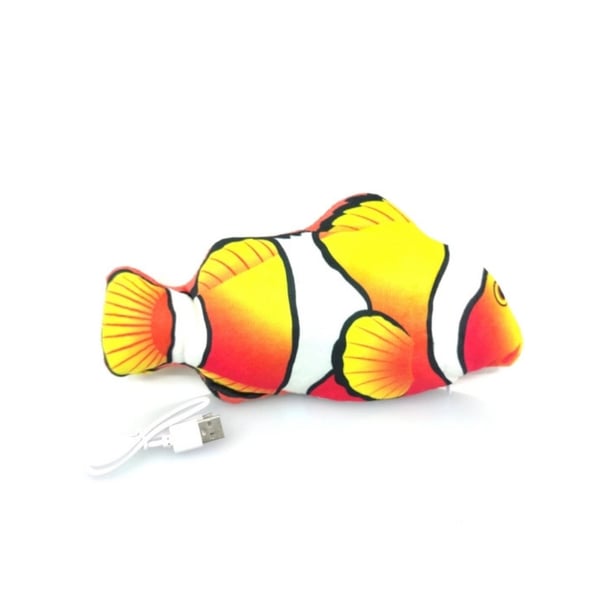 Eastland Şarjlı Hareket Eden Peluş Palyaço Balığı Kedi Oyuncağı 30cm
