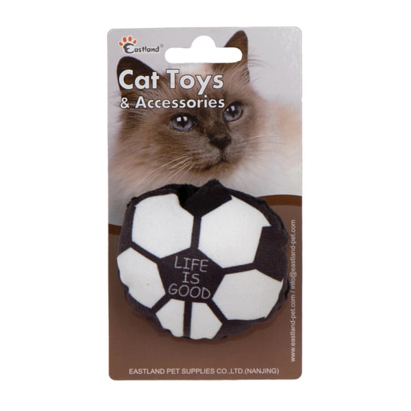 Eastland Sesli Peluş Top Kedi Oyuncağı 7cm