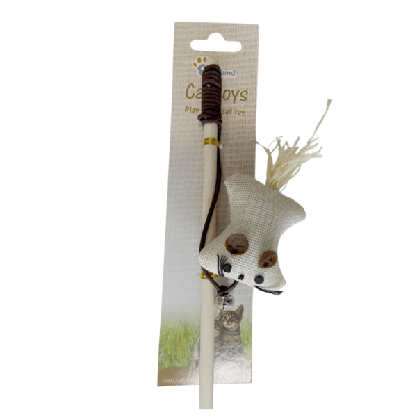 Eastland Yastıklı Zilli Peluş Olta Kedi Oyuncağı 55cm