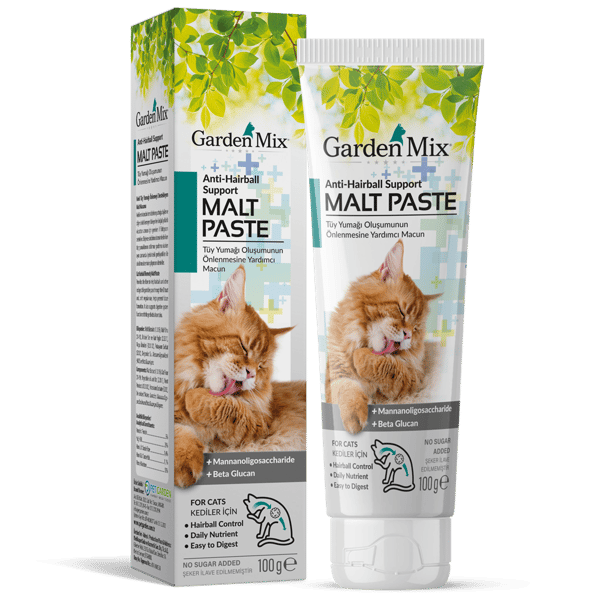 Garden Mix Anti Hairball Tüy Yumağı Engelleyici Kedi Malt Macunu 100gr