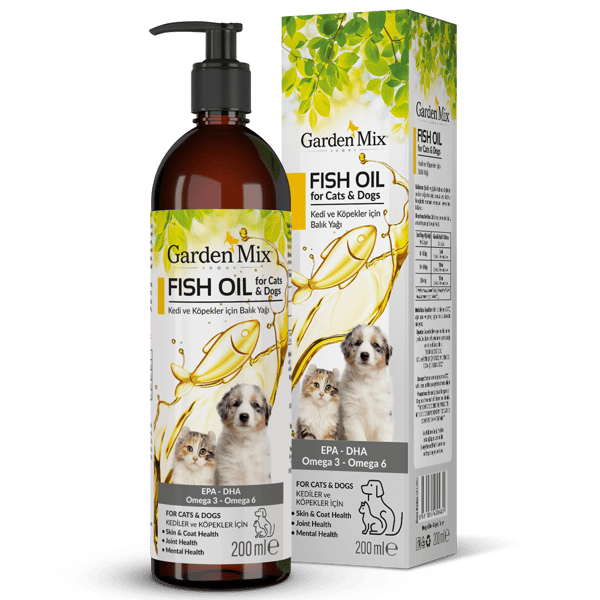 Garden Mix Kedi ve Köpek Somon Yağı 200ml