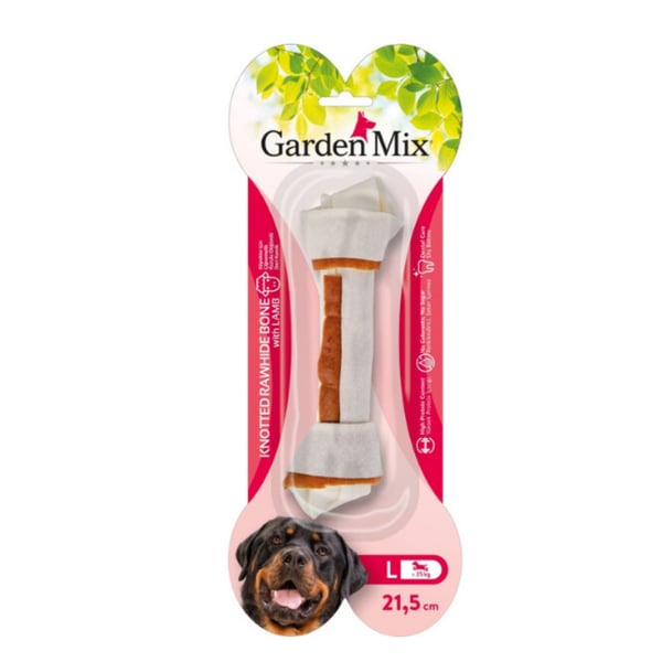 Garden Mix Kuzulu Düğümlü Kemik Köpek Ödülü Large 24.5 Cm
