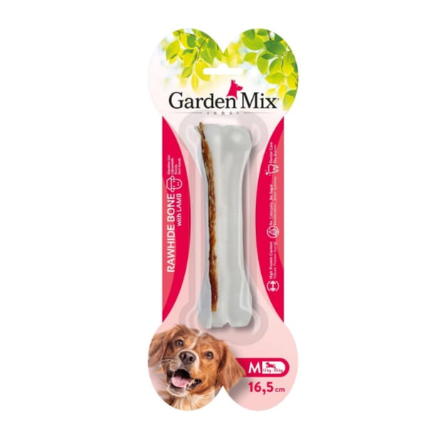 Garden Mix Kuzulu Kemik Köpek Ödülü Medium 16.5 Cm