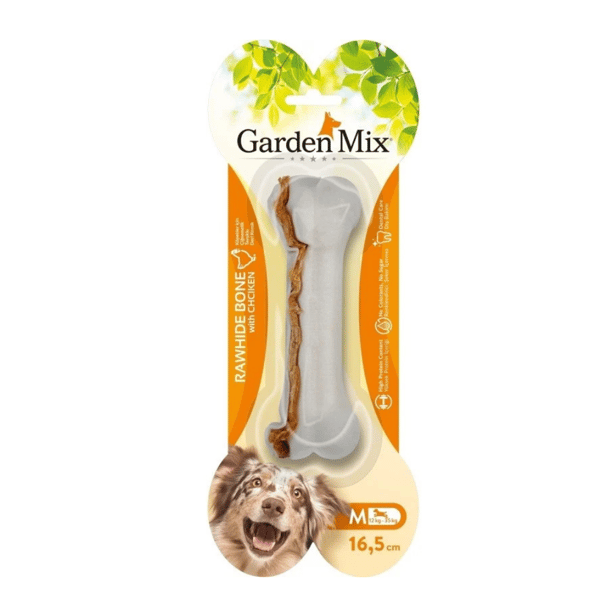 Garden Mix Tavuklu Kemik Köpek Ödülü Medium 16.5 Cm