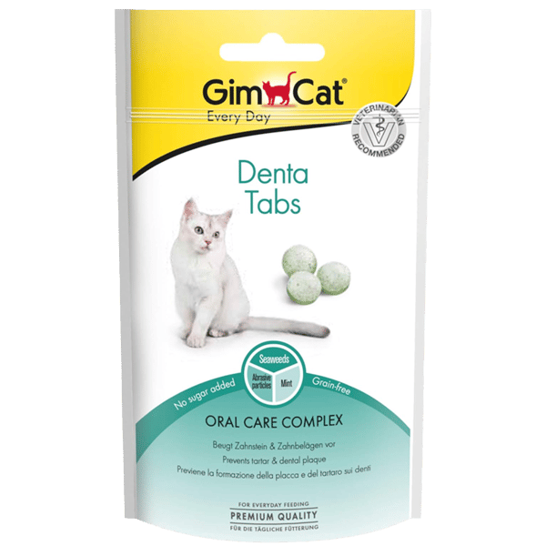 GimCat Denta Ağız ve Diş Sağlığı için Şekersiz Kedi Ödül Maması 40gr