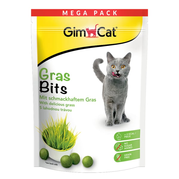 GimCat Grass Bits Kedi Otlu Kedi Ödül Tableti 425 gr
