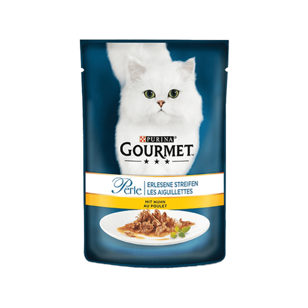 Gourmet Perle Parça Etli Izgara Tavuklu Yetişkin Kedi Konservesi 85gr