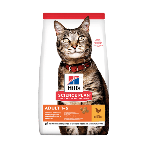 Hill's Science Plan Optimal Care Tavuklu Yetişkin Kedi Maması 8kg+2kg HEDİYE!
