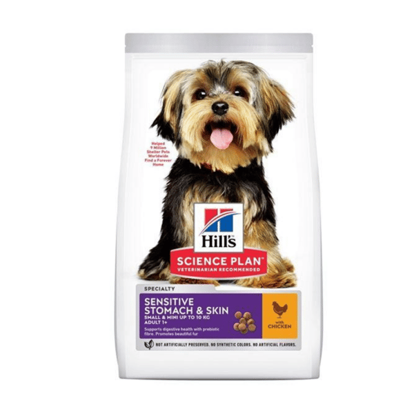 Hill's Science Plan Sensitive Stomach&Skin Tavuklu Küçük Irk Yetişkin Köpek Maması 1,5kg