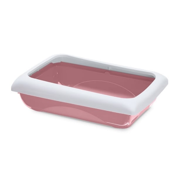 Imac Duo Kedi Tuvaleti + Kürek Pembe/beyaz 59x40x28cm