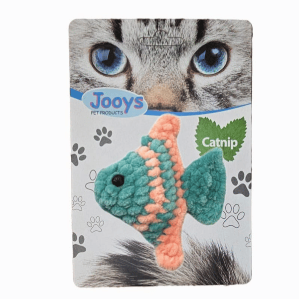 Jooys Catnip'li Kadife Melek Balığı Kedi Oyuncağı Yeşil