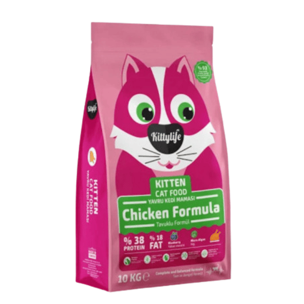 Kitty Life Tavuklu Yavru Kedi Maması 10 Kg