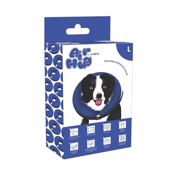 M-Pets Air Hug Şişirilebilir Köpek Koruyucu Yakalık 33-42cm L