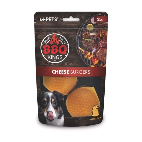 M-Pets Bbq Kings Cheese Burger Tavuklu Köpek Ödül Maması 130 gr