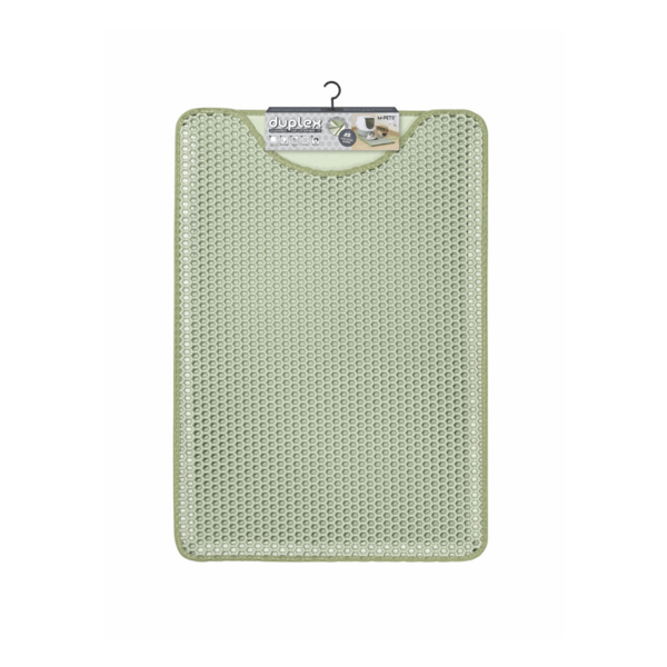 M-Pets Duplex Elekli Kedi Kumu Paspası 45x65cm (Yeşil)