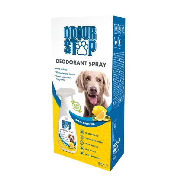 M-Pets Koku Önleyici Limon ve Yeşil Çaylı Köpek Deodorantı 500 ml