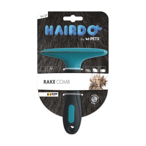 M-Pets Köpekler İçin Tırmık Tarağı 12x15 cm Mavi-Siyah