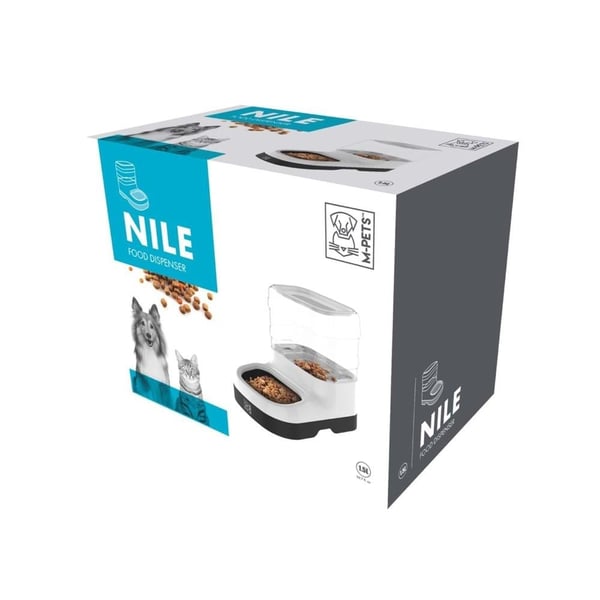 M-Pets Nile Kedi ve Köpekler için Hazneli Mama Kabı 1500 ml