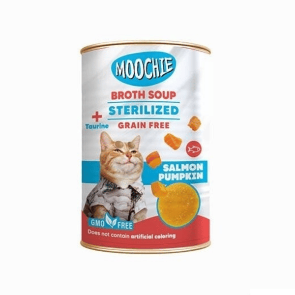 Moochie Et Sulu Ve Somonlu Kısırlaştırılmış Yetişkin Kedi Çorbası 135 Ml