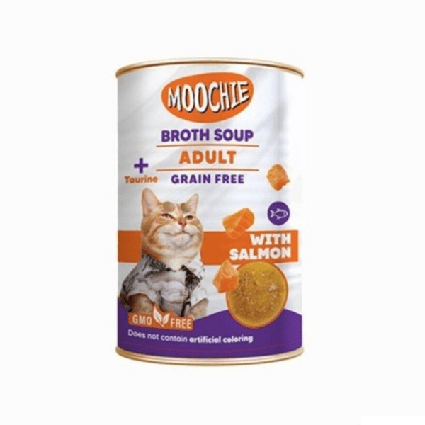 Moochie Et Sulu Ve Somonlu Yetişkin Kedi Çorbası 135 Ml