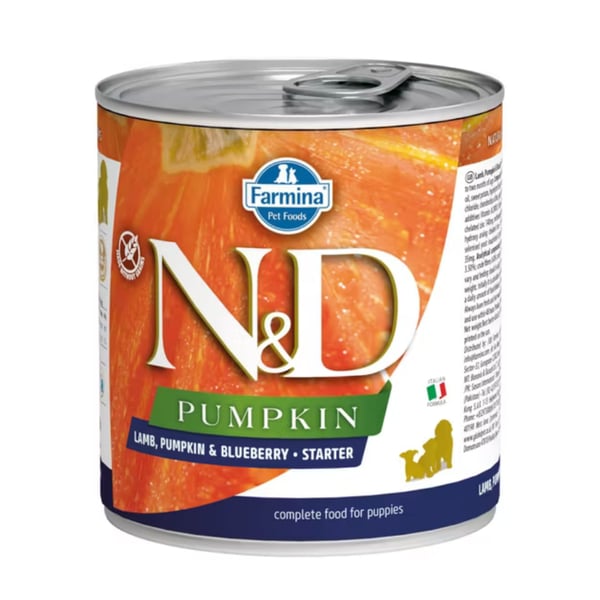 N&D Kuzu ve Yaban Mersini Starter 285 gr Yavru Köpek Konservesi