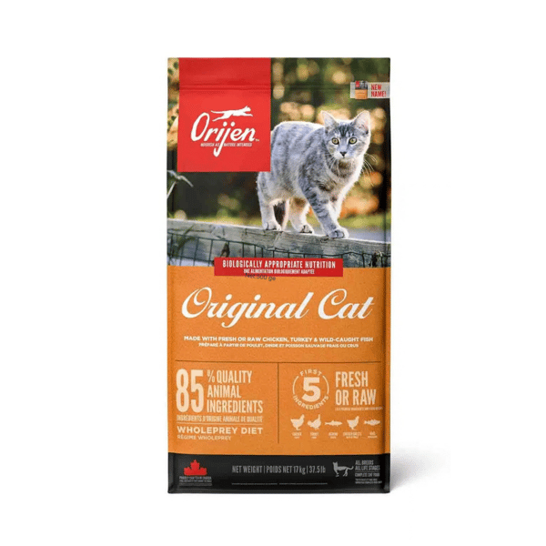 Orijen Original Cat Tahılsız Yavru ve Yetişkin Kedi Maması 17 kg