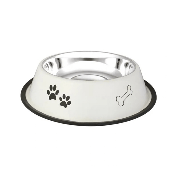 Oripet Desenli Çelik Köpek Mama Kabı 32 oz