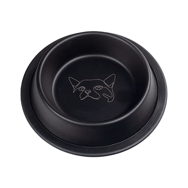 Oripet Lazer İşlemeli Kedi Mama-Su Kabı 16oz