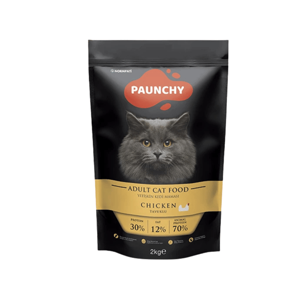 Paunchy Tavuklu Yetişkin Kedi Maması 2 kg