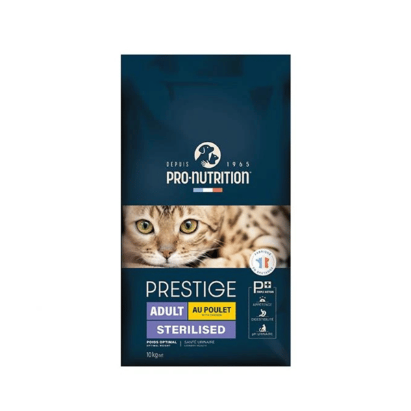 Pro-Nutrition Prestige Adult Sterilised Yetişkin Kısırlaştırılmış Tavuklu Kedi Maması 10Kg