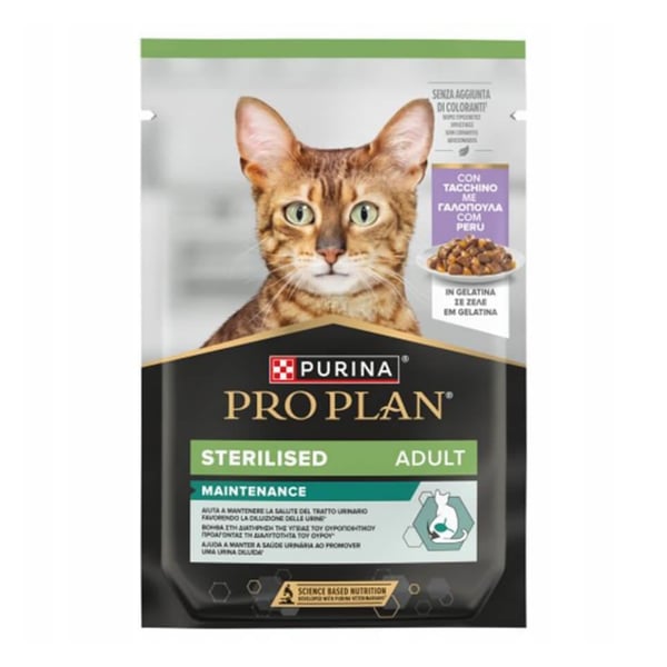 Proplan Sterilised Hindili Pouch Kedi Konservesi 85 Gr