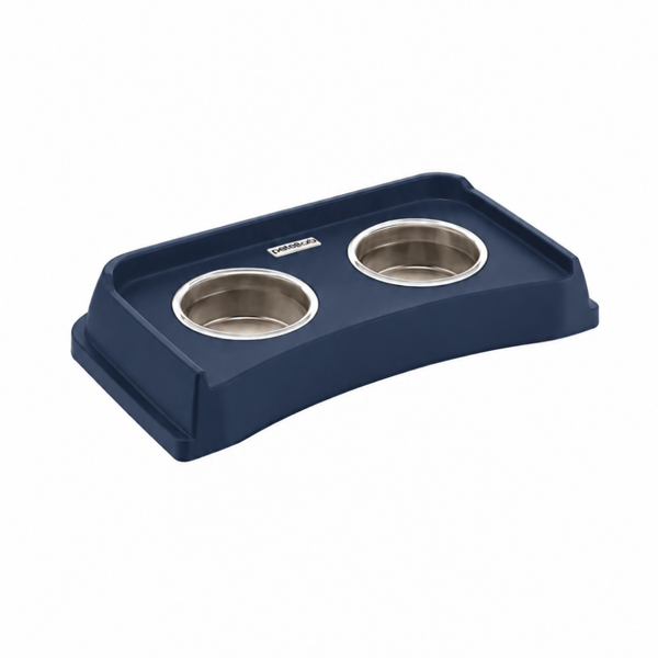 Reflex Care Versus Duo Kedi ve Köpekler İçin Mama Kabı Navy 0.60 Lt 43x23.5x80 Cm