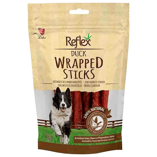 Reflex Ördek Sargılı Köpek Ödül Çubuğu 80gr
