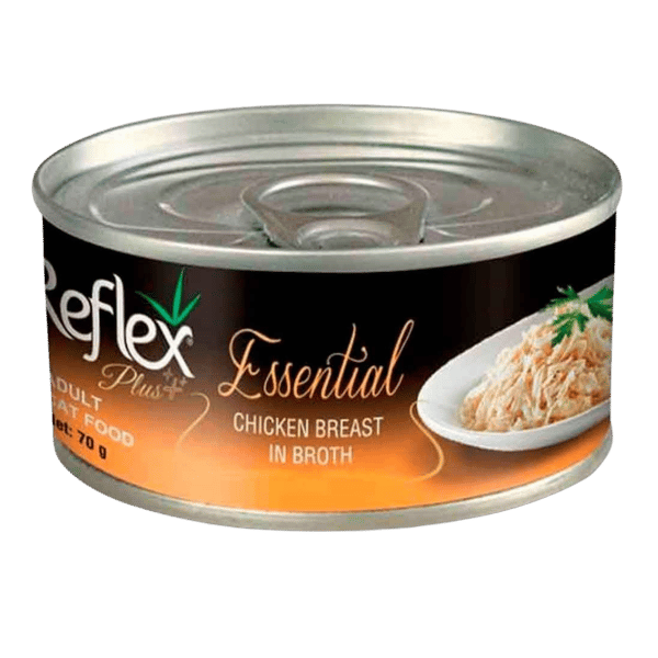 Reflex Plus Essential Tavuk Göğüslü Yetişkin Kedi Konservesi 70gr