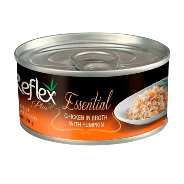 Reflex Plus Essential Tavuklu ve Balkabaklı Yetişkin Kedi Konservesi 70gr