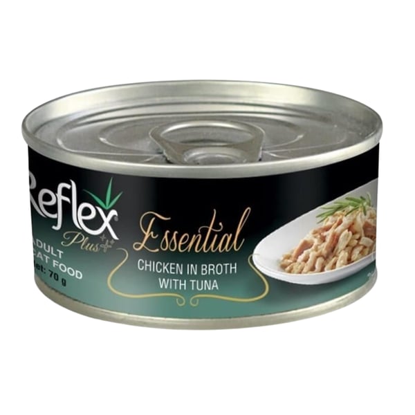 Reflex Plus Essential Tavuklu ve Ton Balıklı Yetişkin Kedi Konservesi 70gr