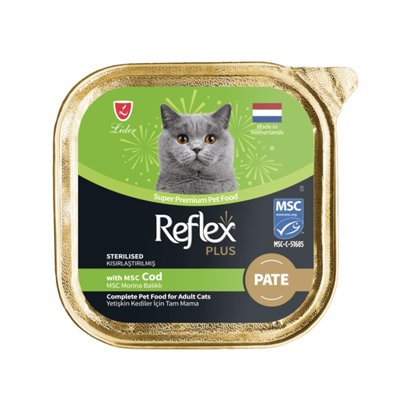 Reflex Plus Ezme Morina Balıklı Kısırlaştırılmış Kedi Konservesi 85gr