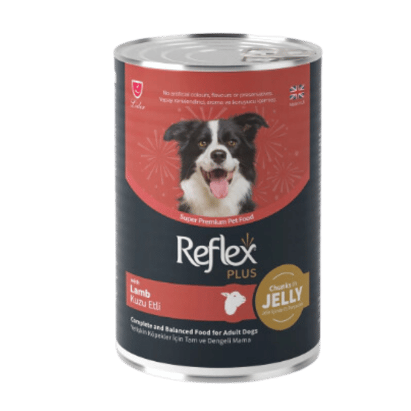 Reflex Plus Kuzu Etli Yetişkin Köpek Konservesi 400gr