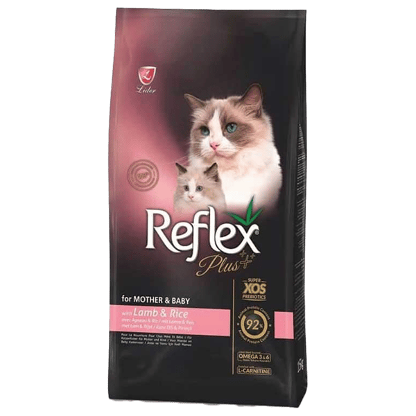 Reflex Plus Mother&Babycat Kuzu Etli ve Pirinçli Yavru Kedi Maması 1,5kg
