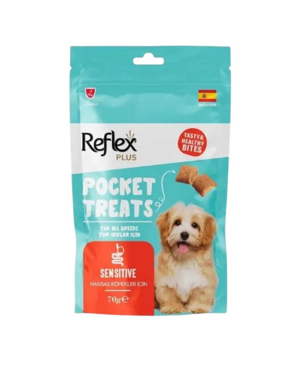 Reflex Plus Pocket Treats Hassas Köpekler için Köpek Ödül Maması 70 Gr