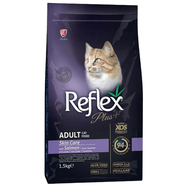 Reflex Plus Skin Care Somonlu Yetişkin Kedi Maması 1,5kg