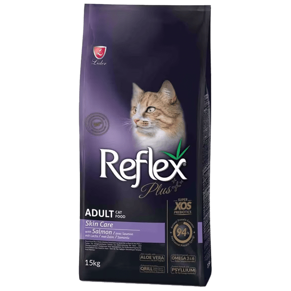 Reflex Plus Skin Care Somonlu Yetişkin Kedi Maması 15kg