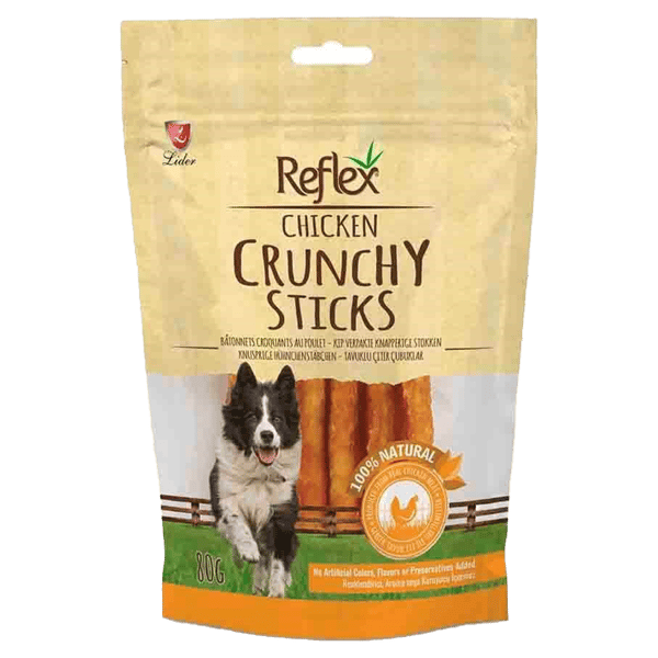 Reflex Tavuklu Çıtır Köpek Ödül Çubuğu 80gr