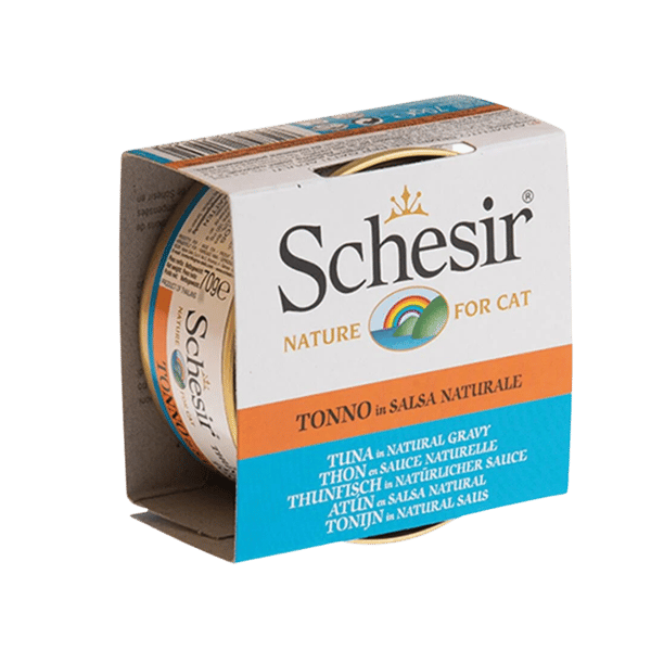 Schesir Broth Ton Balığı Et Suyunda Yetişkin Kedi Konservesi 70gr