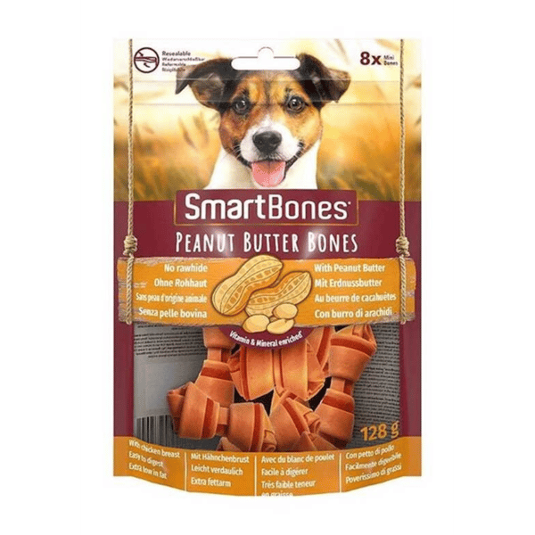 SmartBones Köpek Ödül Kemiği Sığır Etli Mini (8li) 128g