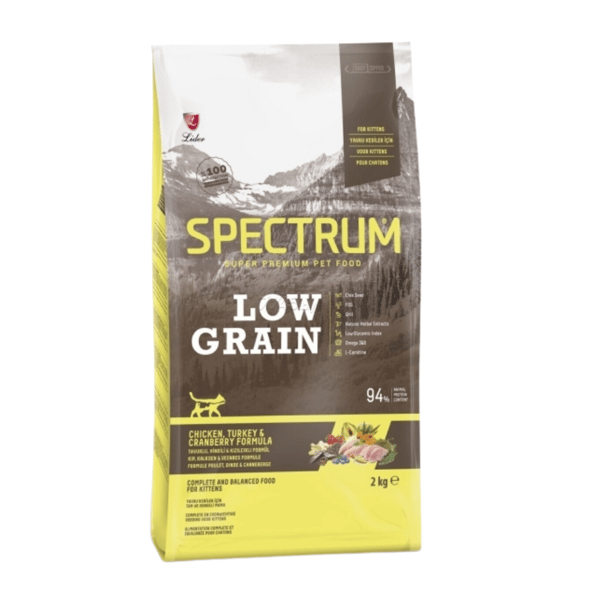 Spectrum Low Grain Tavuklu ve Hindili Yetişkin Kedi Maması 2 Kg