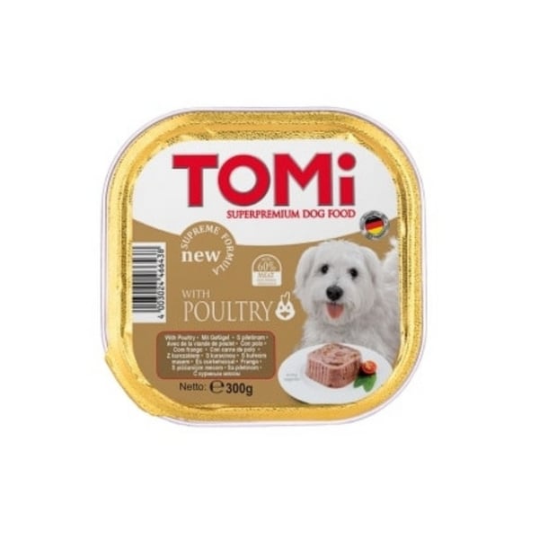 Tomi Pate Kümes Hayvanlı Köpek Yaş Maması 300gr