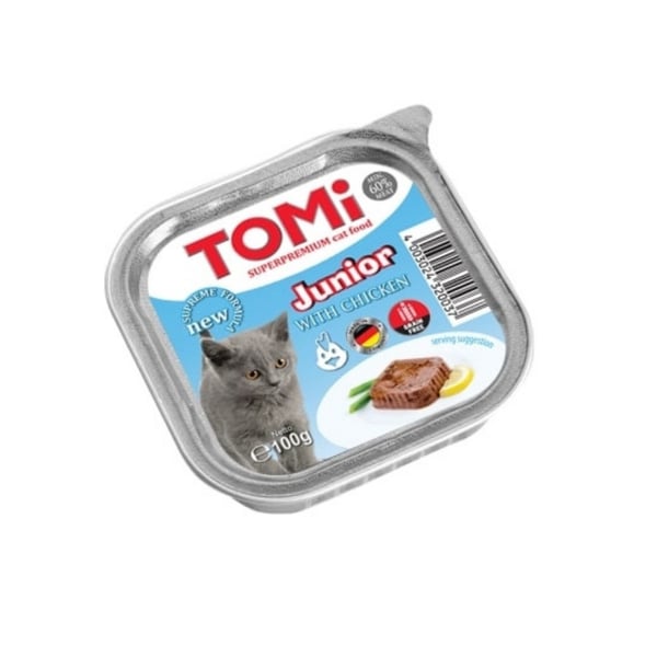 Tomi Pate Kümes Hayvanlı Yavru Kedi Yaş Maması 100gr